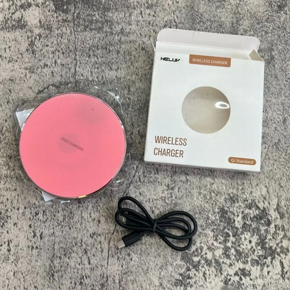 Wireless Fast Charger Charging Pad Dock for iPhone Samsung Android Cell Phone